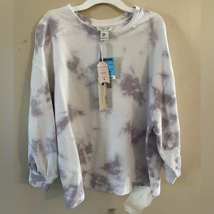 Purple tie dye shirt